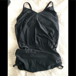 Black Athleta swim Tankini